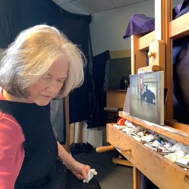 Studio of From an Exta Bedroom to a Studio . Painter Mary Russell